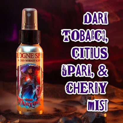 The Warlock - Cologne - Dark Tobacco, Brown Ale, Citrus Spark, and Cherry Mist