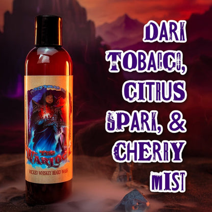 The Warlock - Beard Wash - Dark Tobacco, Brown Ale, Citrus Spark, and Cherry Mist