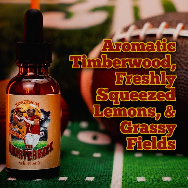 The Quarterback - Beard Oil & Balm Kit - Aromatic Timberwood, Freshly Squeezed Lemons, Grassy Fields