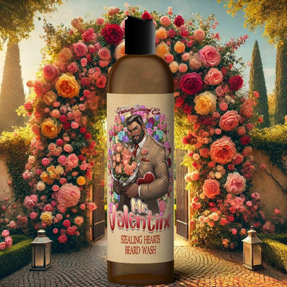 Mr. Valentine - Beard Wash - Ripe Strawberries, Velvety Chocolate, and Creamy Nougat