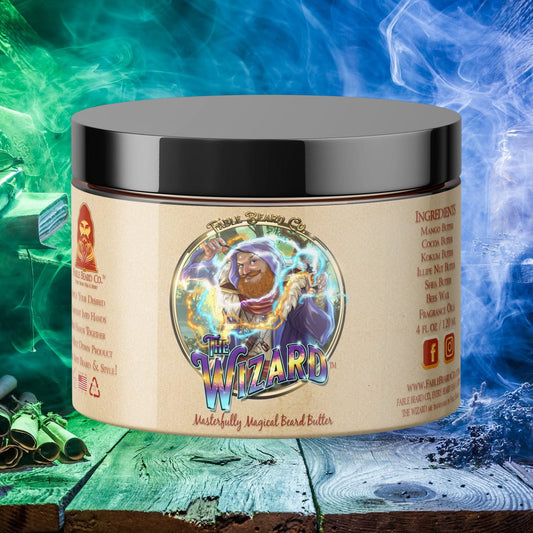 The Wizard - Beard Butter - Oud Wand, Mystical Amber, and Dragons Blood Cologne