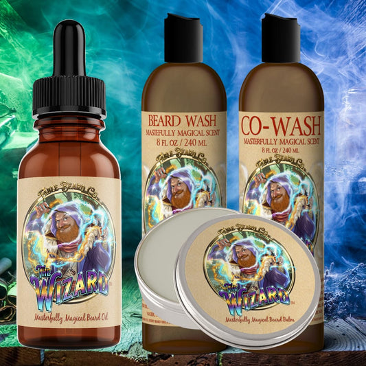 The Wizard - Complete Balm Kit - Oud Wand, Mystical Amber, Dragons Blood Cologne, and Magical Musk
