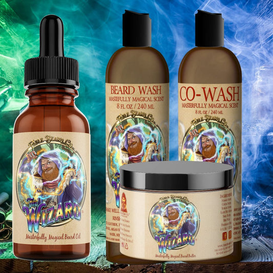The Wizard - Complete Butter Kit - Oud Wand, Mystical Amber, Dragons Blood Cologne, and Magical Musk