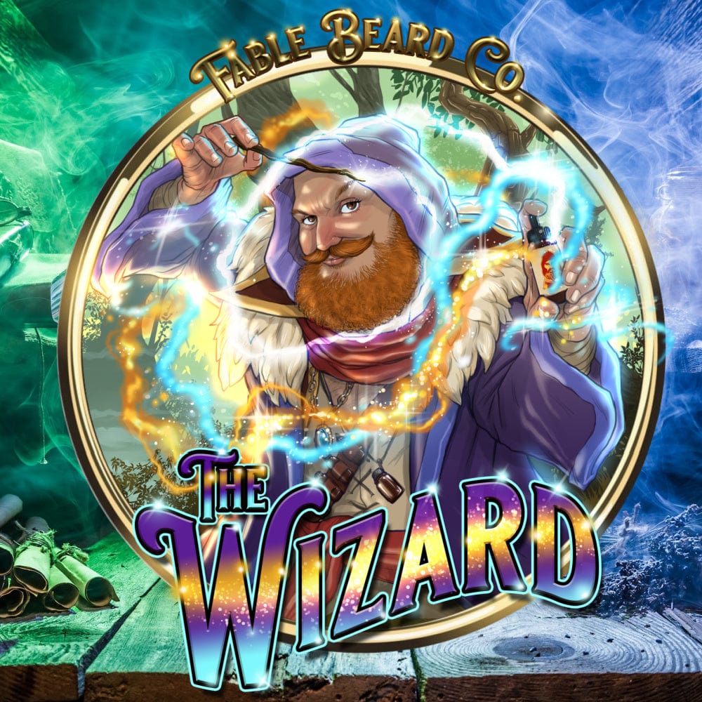 The Wizard - Beard Balm - Oud Wand, Mystical Amber, and Dragons Blood Cologne