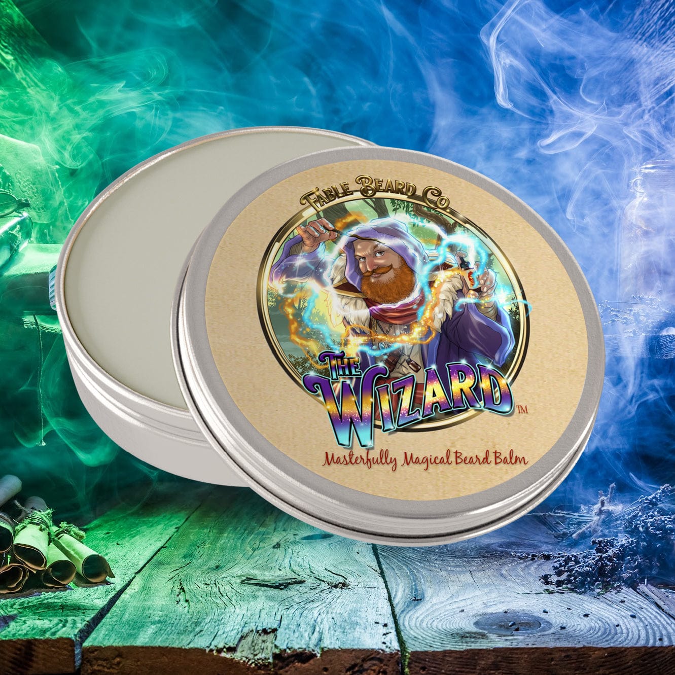 The Wizard - Beard Balm - Oud Wand, Mystical Amber, and Dragons Blood Cologne