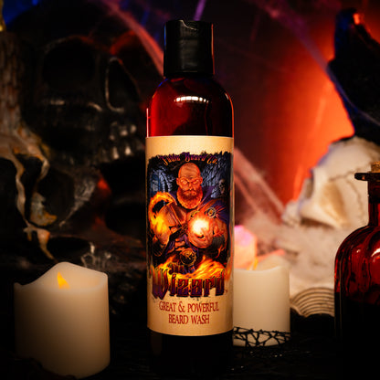 The Wizard - Beard Wash - Cauldron Brewed Bourbon, Toasted Vanilla Oats, Arcane Buttercream, and Orange Zest Sparks