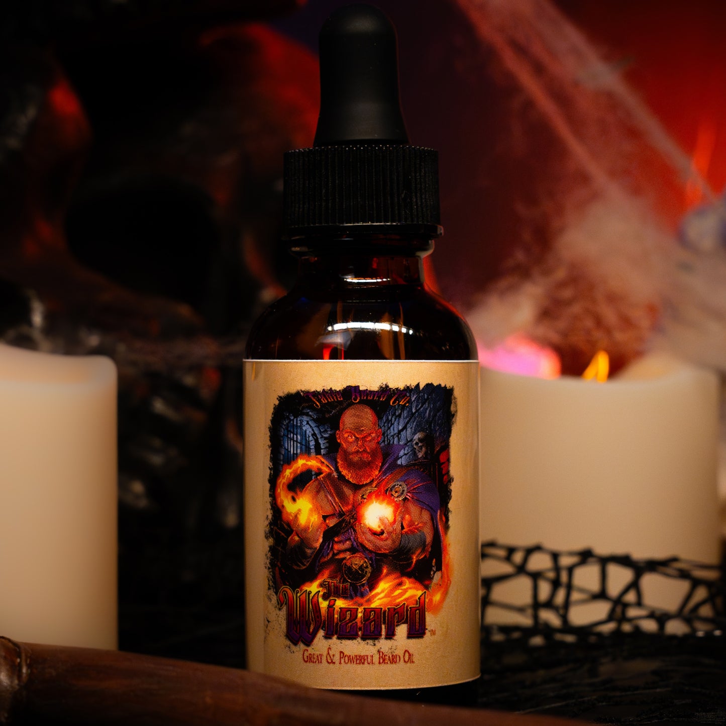 The Wizard - Beard Oil - Cauldron Brewed Bourbon, Toasted Vanilla Oats, Arcane Buttercream, and Orange Zest Sparks