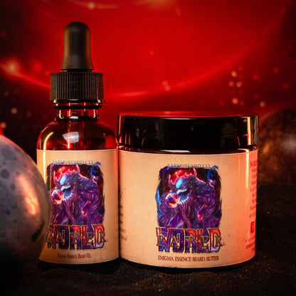 World Eater - Beard Oil & Butter Kit - Earthy Vanilla Ice Cream, Tangy Orange Sherbet, and Enigmatic Etrog