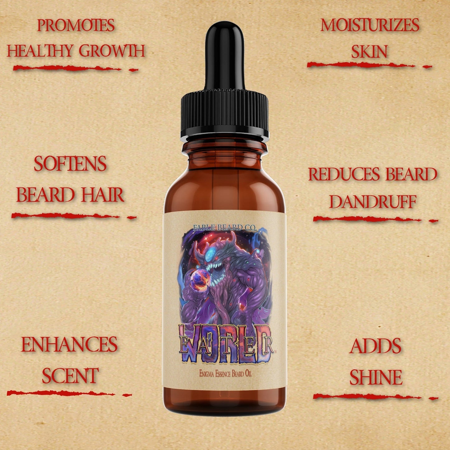 World Eater - Beard Oil - Earthy Vanilla Ice Cream, Tangy Orange Sherbet, and Enigmatic Etrog