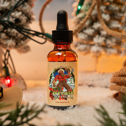 Wreath Wrangler - Beard Oil - Cranberry Jam, Mahogany Amber, Sweet Bergamot