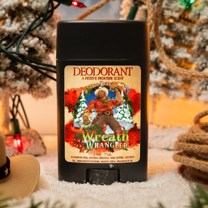 Wreath Wrangler - Deodorant - Cranberry Jam, Mahogany Amber, Sweet Bergamot