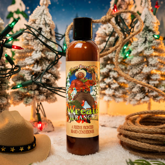 Wreath Wrangler - Beard Conditioner - Cranberry Jam, Mahogany Amber, Sweet Bergamot