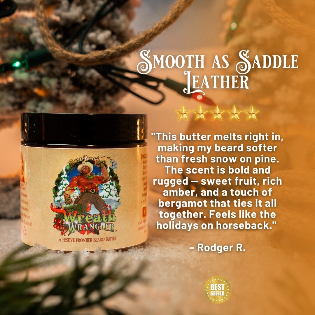 Wreath Wrangler - Beard Oil & Butter Kit - Cranberry Jam, Mahogany Amber, Sweet Bergamot