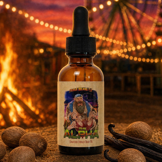 The Alpha - Beard Oil - Vanilla Mahogany, Maple Bonfire, Caramelized Nutmeg