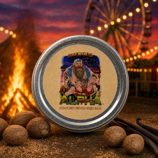 The Alpha - Beard Balm - Vanilla Mahogany, Maple Bonfire, Caramelized Nutmeg