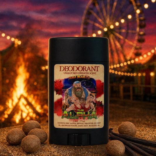 The Alpha - Deodorant - Vanilla Mahogany, Maple Bonfire, Caramelized Nutmeg