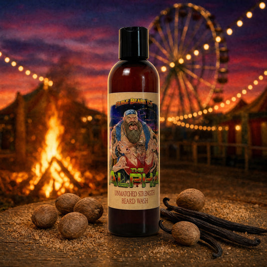 The Alpha - Beard Wash - Vanilla Mahogany, Maple Bonfire, Caramelized Nutmeg