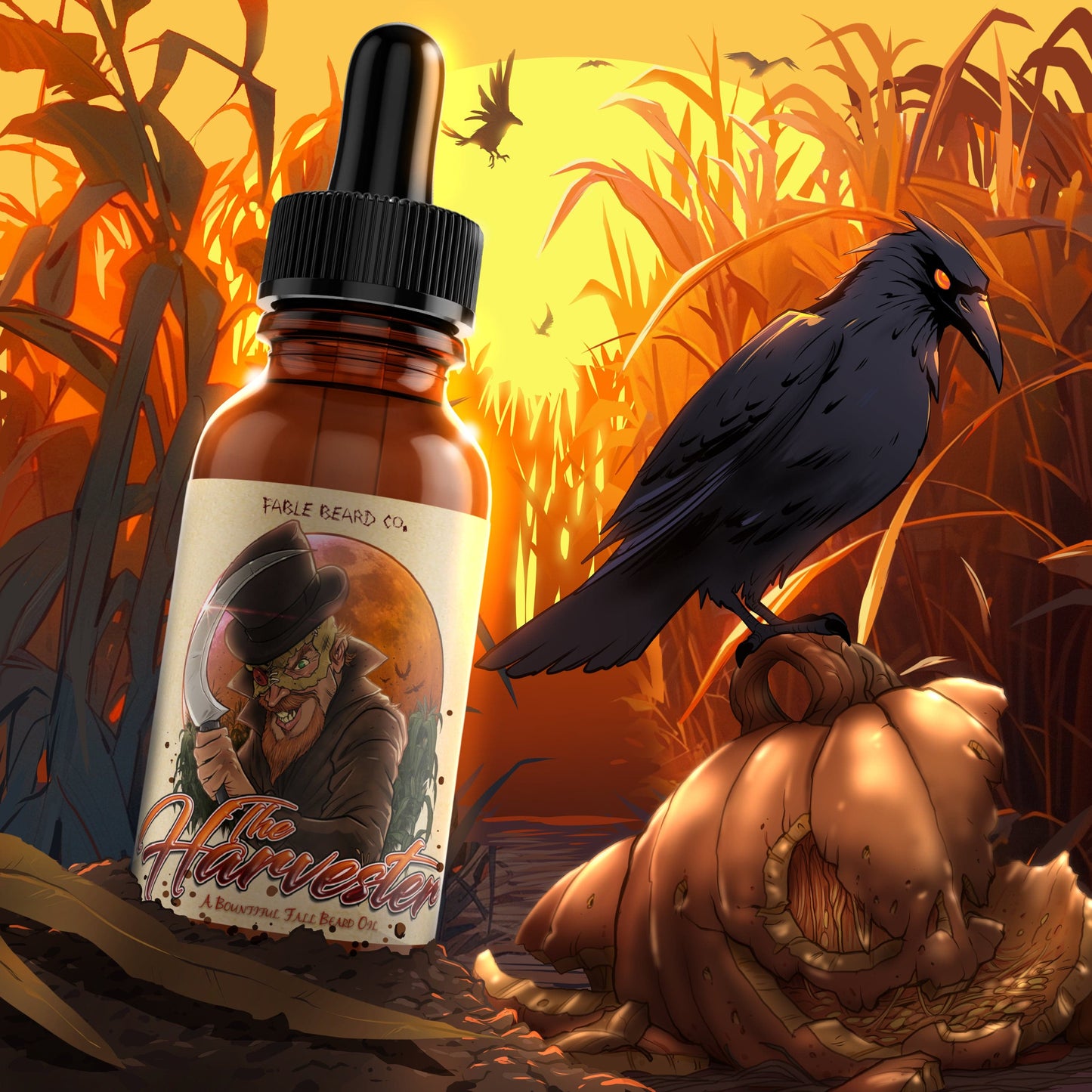 The Harvester - Spiced Apple & Fall Breeze Beard Oil