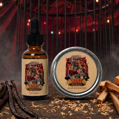 The Mane Event - Beard Oil & Balm Kit - Fall Mountain Air, Warm Cashmere, Sandalwood Vanilla