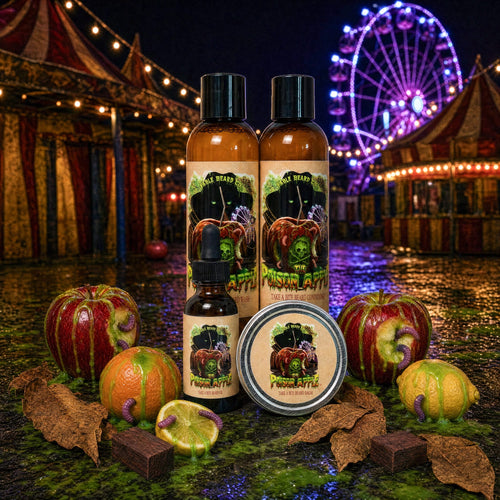 The Poison Apple - Complete Balm Kit - Fatal Apple Bite, Dark Mahogany Woods, Cloaked Tobacco & Citrus