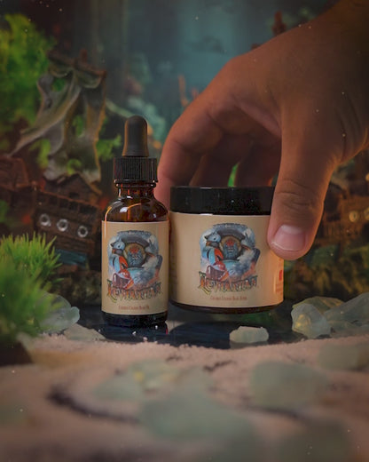 Leviathan - Beard Oil & Butter Kit - Primordial Sea Salt, Warm Star Anise, Rich Coconut Milk