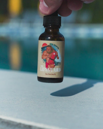 The Lifeguard - Beard Oil - Pineapple Margarita, Creamy Vanilla & Golden Amber