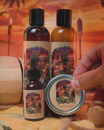 Tiki Man - Complete Balm Kit - Juicy Pineapple, Jungle Woods, Spiced Rum