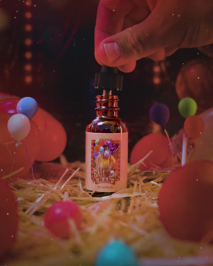 Balloon Man - Beard Oil - Twisted Carnival Lollipops, Electric Yuzu, Rock Candy Crystals