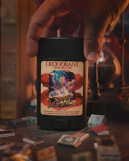 The Interpreter - Deodorant - Warm Amber Resin, Crisp Grapefruit, Dusky Lavender