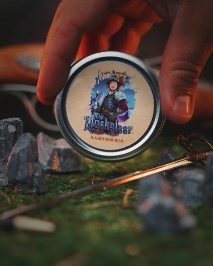 The Musketeer - Beard Balm - Valiant Dark Walnut, Roguish Cognac, Smoldering Gunpowder