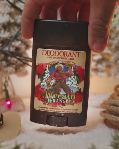 Wreath Wrangler - Deodorant - Cranberry Jam, Mahogany Amber, Sweet Bergamot