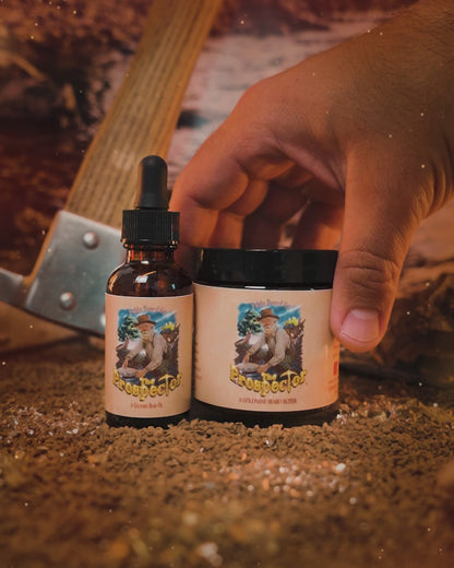 The Prospector - Beard Oil & Butter Kit - Glacier Creek Water, Sugar Pine Timber, Frontier Turned Soil