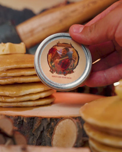 The Lumberjack - Beard Balm - Rich Maple Syrup, Fragrant Maple Leaves, & Soft Cabin Woods