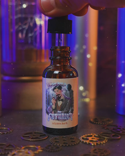 The Futurist - Beard Oil - Voltage Cured Oud, Electric Lavender Bloom, Polished Sandalwood