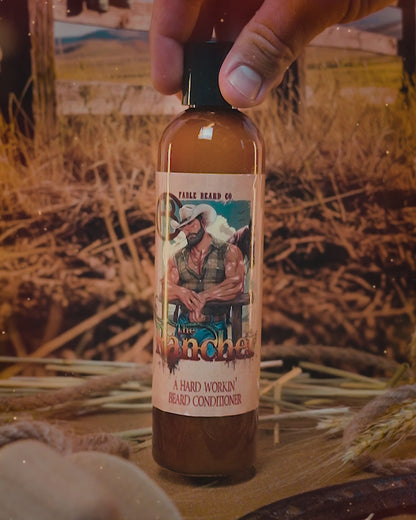 The Rancher - Beard Conditioner -  Fresh Cut Cedar, Green Pastures, Leather Boots