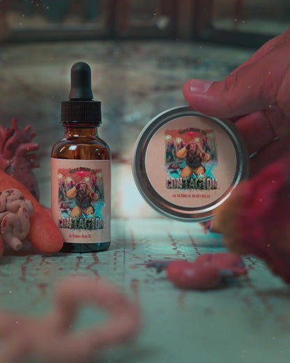 Contagion - Beard Oil & Balm Kit - Smoldering Caraway Spice, Brown Sugar Yams, Caramelized Molasses