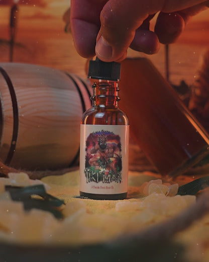 Tiki Man - Beard Oil - Juicy Pineapple, Jungle Woods, Spiced Rum