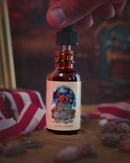 Organ Grinder - Beard Oil - Moonlit Blueberry Jam, Cheesecake Filling, Roasted Almond Praline