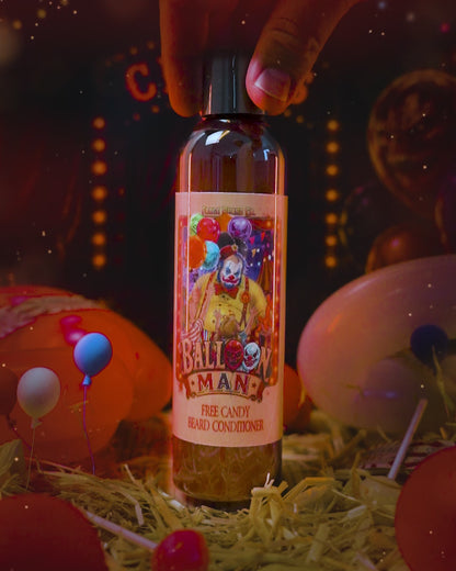 Ballon Man - Beard Conditioner - Twisted Carnival Lollipops, Electric Yuzu, Rock Candy Crystals