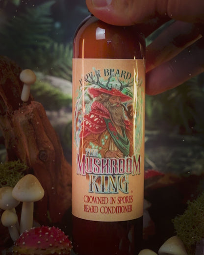 Mushroom King - Beard Conditioner - Mystical Clary Sage, Cozy Nutmeg, Wild Red Oak