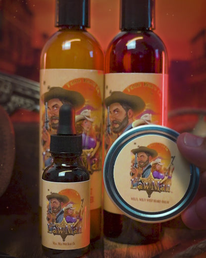 Lawman - Complete Balm Kit - Worn Saddle Leather, Storm Washed Bergamot, Golden Amber