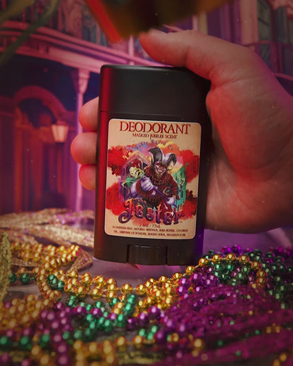 The Jester - Deodorant - Sugared Dates, Mulled Wine, Clean Vetiver, Black Currant