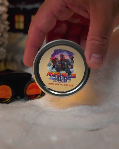 Missile Toe - Beard Balm - Red Holly Berries, Crisp Pinecones, Blackberry Puree