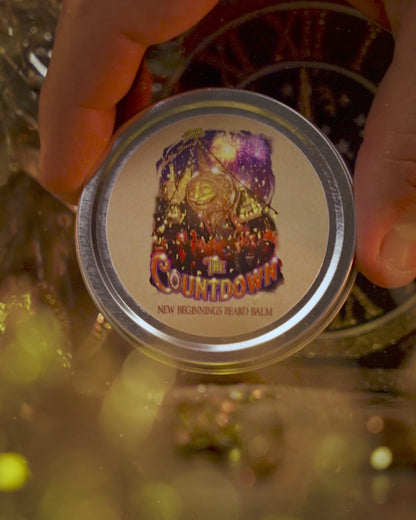 The Countdown - Beard Balm - Dry Champagne, Honey Apple, Coconut Flakes, and Vanilla Crème