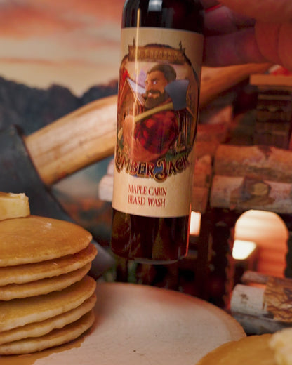 The Lumberjack - Beard Wash - Rich Maple Syrup, Fragrant Maple Leaves, & Soft Cabin Woods