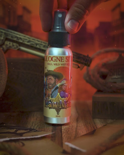 Lawman - Cologne - Worn Saddle Leather, Storm Washed Bergamot, Golden Amber