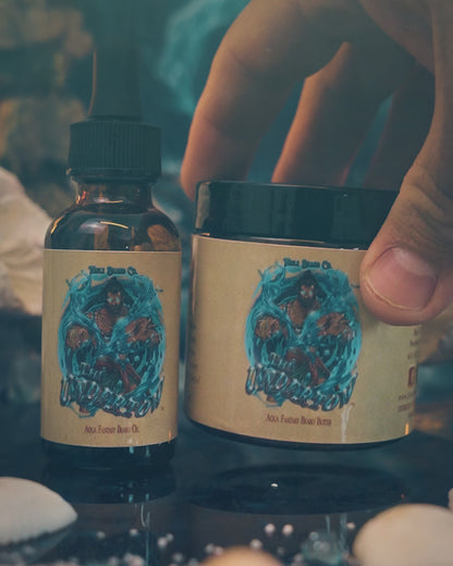 The Undertow - Beard Oil & Butter Kit - Palm Tree Woods, Oceanic Musk, Peppered Bergamot, and Mossy Sea Caves