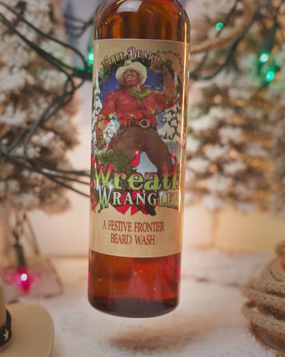 Wreath Wrangler - Beard Wash - Cranberry Jam, Mahogany Amber, Sweet Bergamot