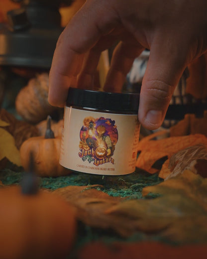 Jack-O-Lantern - Beard Butter - Sugared Pecans, Pumpkin Muffins, Dark Roast Coffee