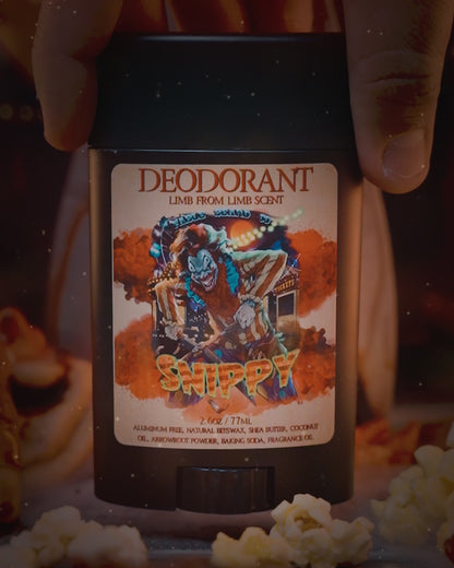 Snippy - Deodorant - Twisted Funnel Cake, Fresh Buttered Popcorn, Dripping Caramel Apples